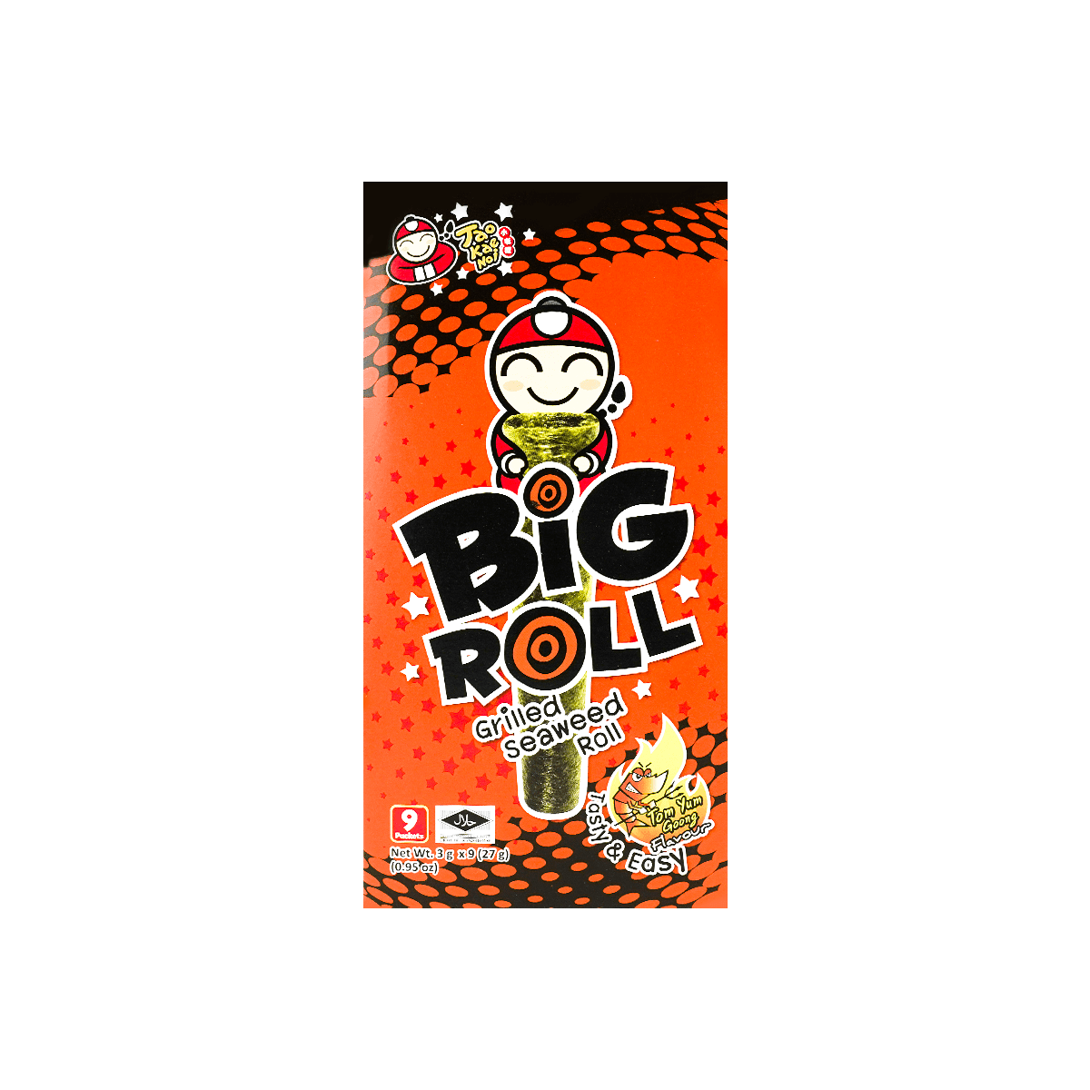 Big Roll Grilled Seaweed Roll Tom Yum Goong Flavor 9pc