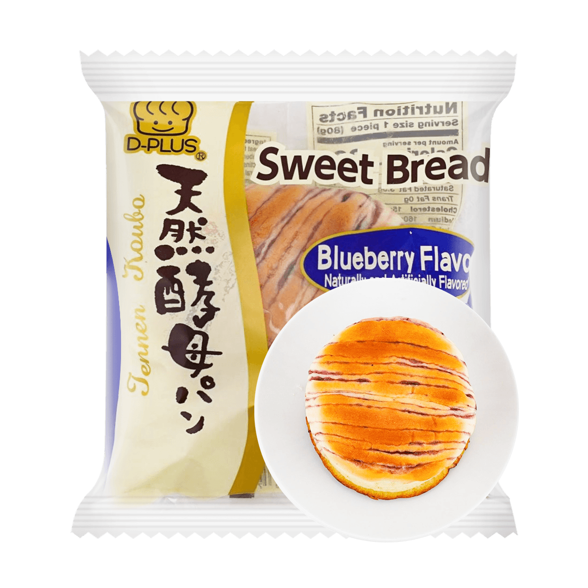 Green Tea Natural Yeast Bread - Japanese Dessert, 2.82oz