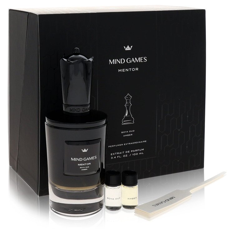 Mind Games Mentor Gift Set - 3.4 oz Extrait De Parfum Spray + 2 x 0.10 Mini EDP By Mind Games