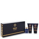 Versace Pour Homme Dylan Blue Gift Set - 0.17 oz Mini EDT + 0.8 oz After Shave Balm + 0.8 oz Shower Gel By Versace