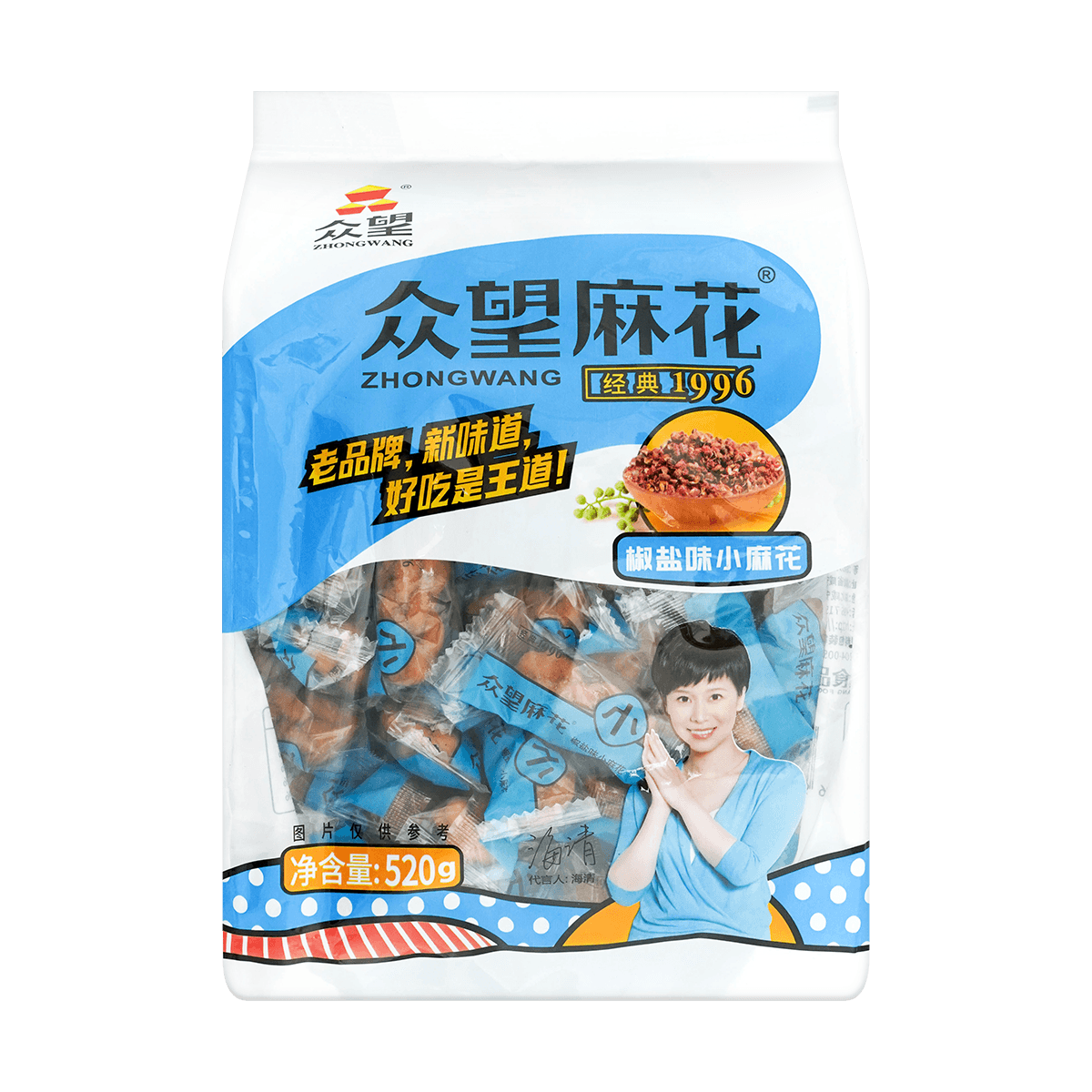 ZHONHGWANG Original Flavor a Crisp Dough Twist 512g