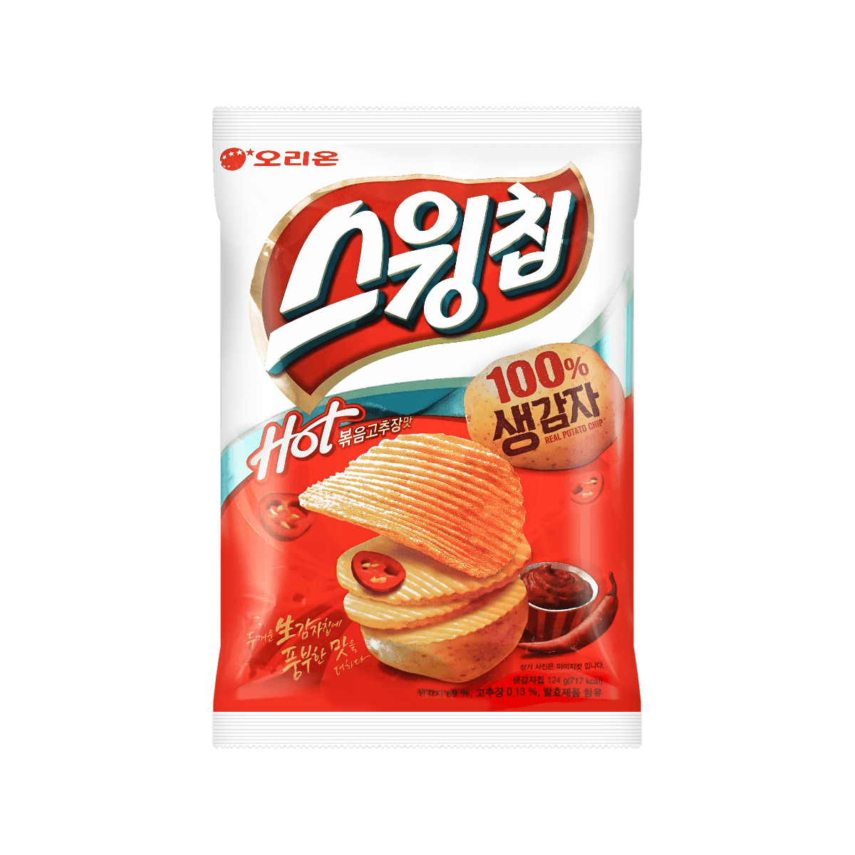 Swingchip Hot Pepper Flavor 124g