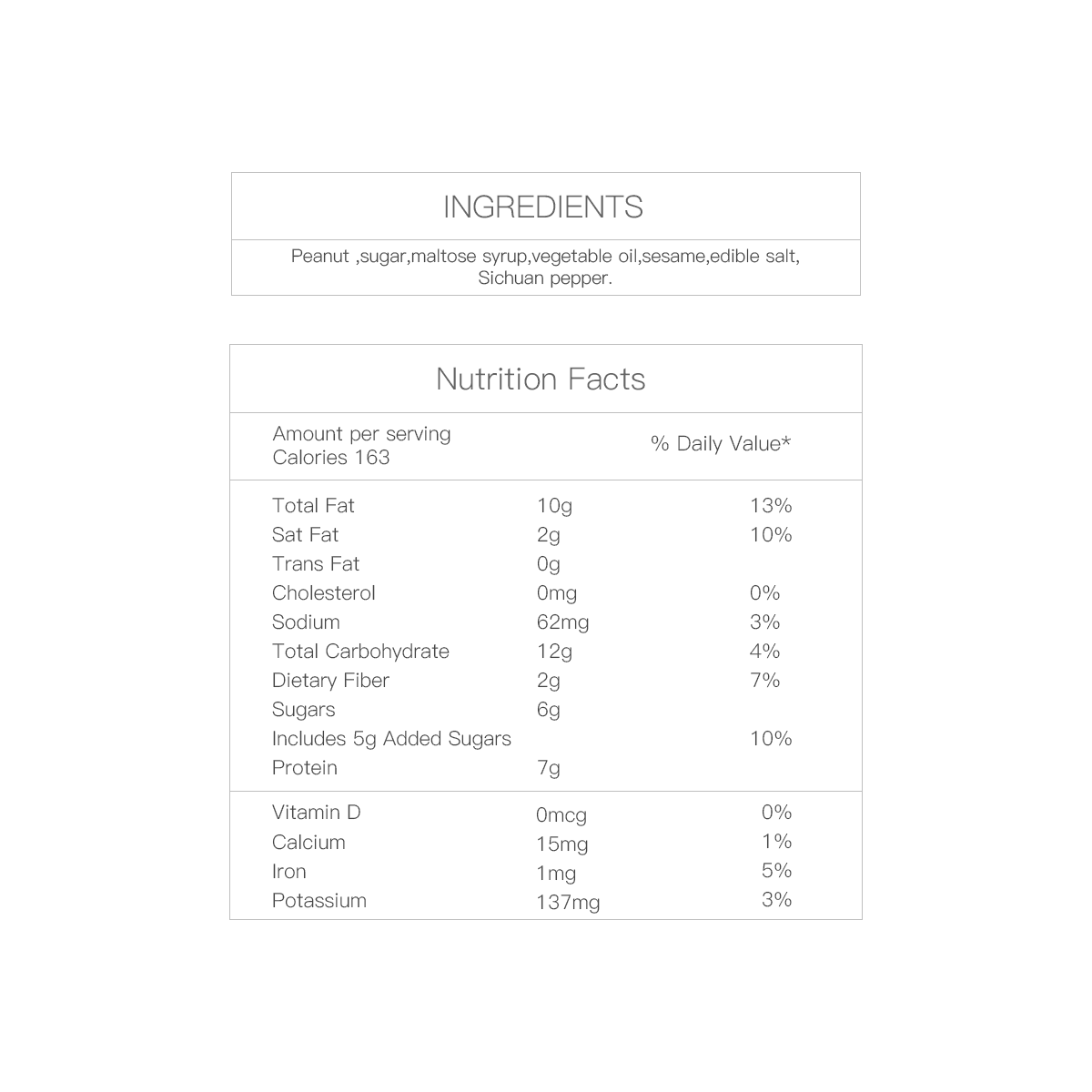 Peanut Crisp Salty Flavor 168g