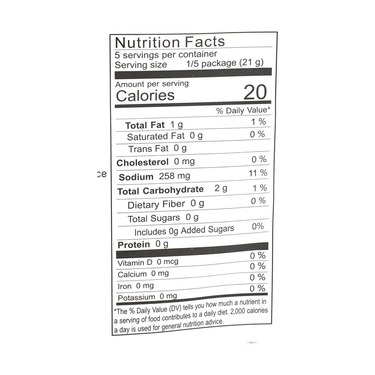 Konjac Strips (Spicy Flavor) 3.70oz