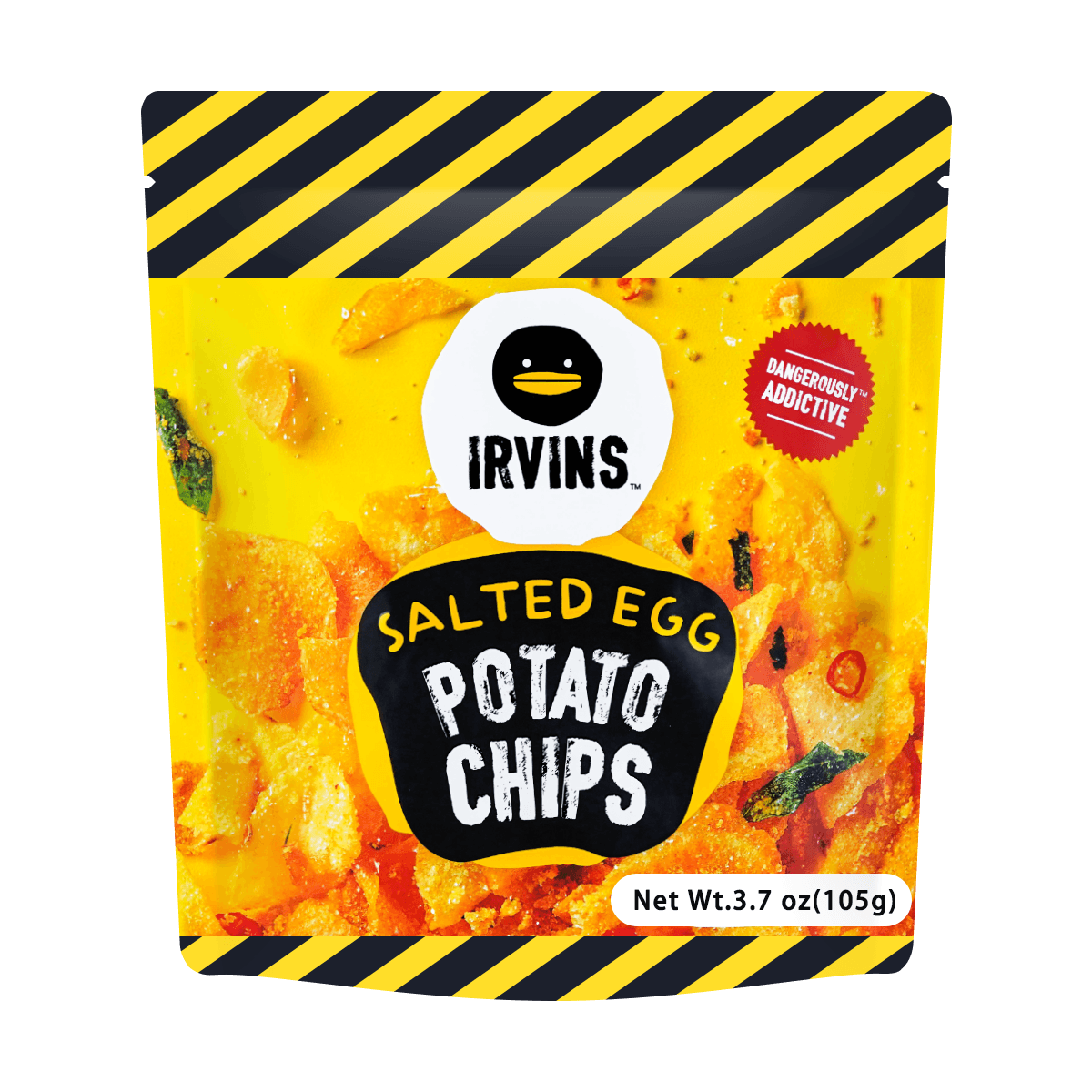 Spicy Salted Egg Potato Chips, 3.7oz