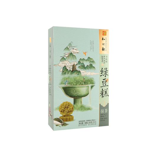 Mung Bean Cake Matcha Flavor 190g