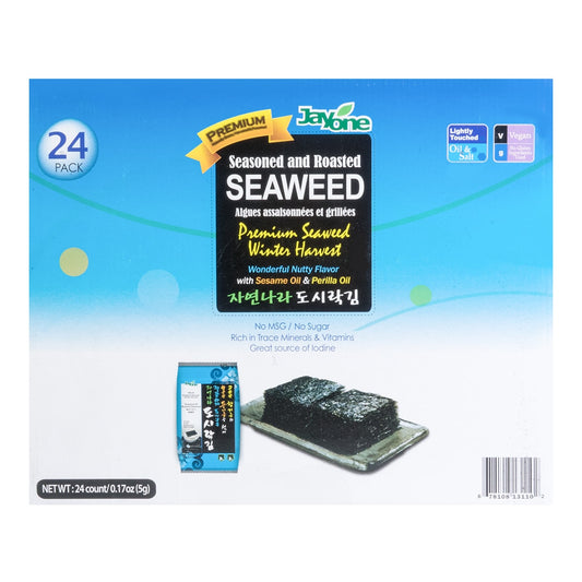 Roasted & Lightly Salted Seaweed 24packs  4.23 oz