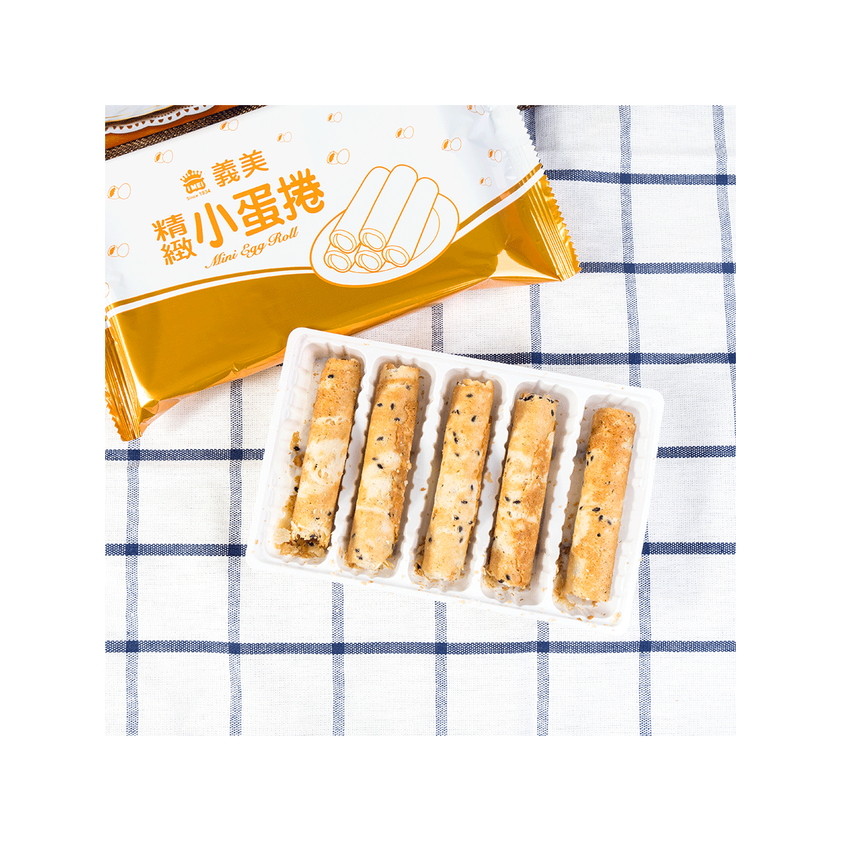 Mini Egg Roll Sesame Flavor 114g