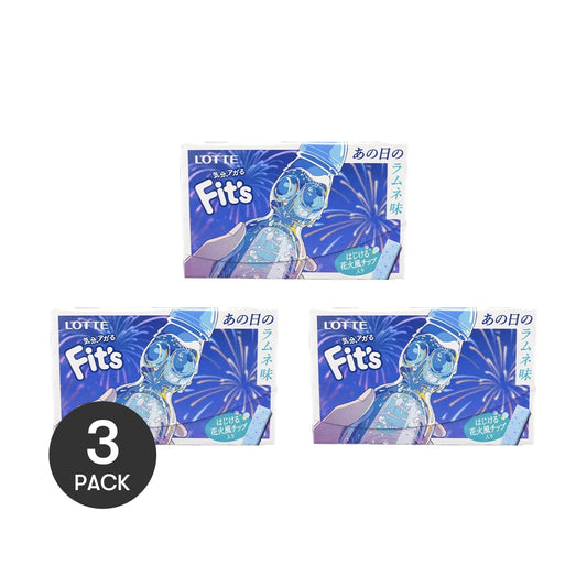 Fit's Old-Fashioned Marble Flavor Chewing Gum With Fireworks Chips Popping Candy - Packs