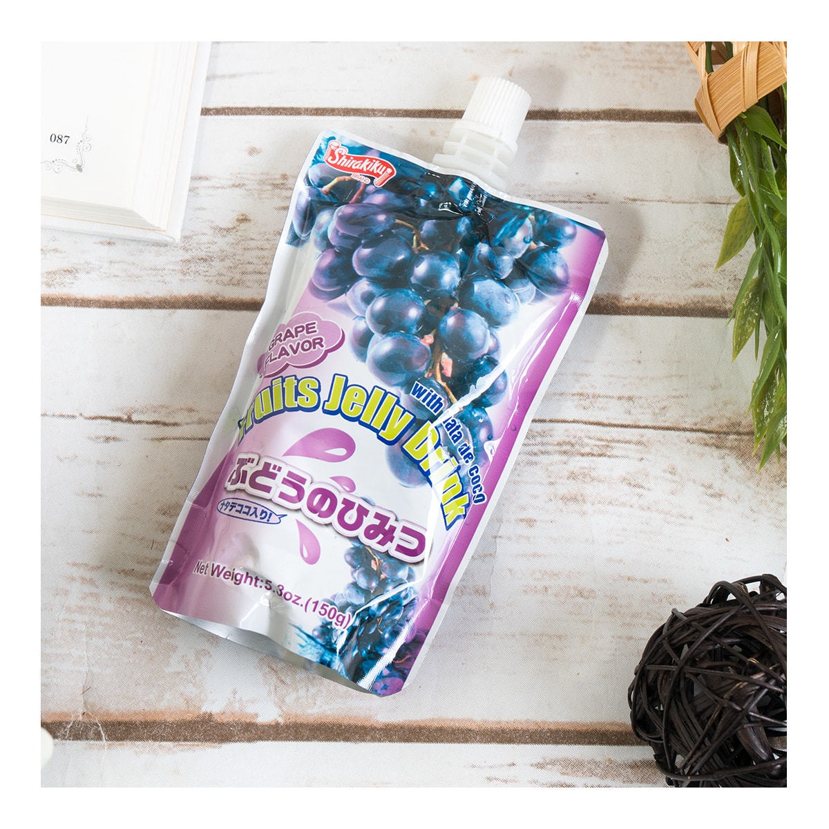 Fruits Jelly Drink Grape Flavor 150g