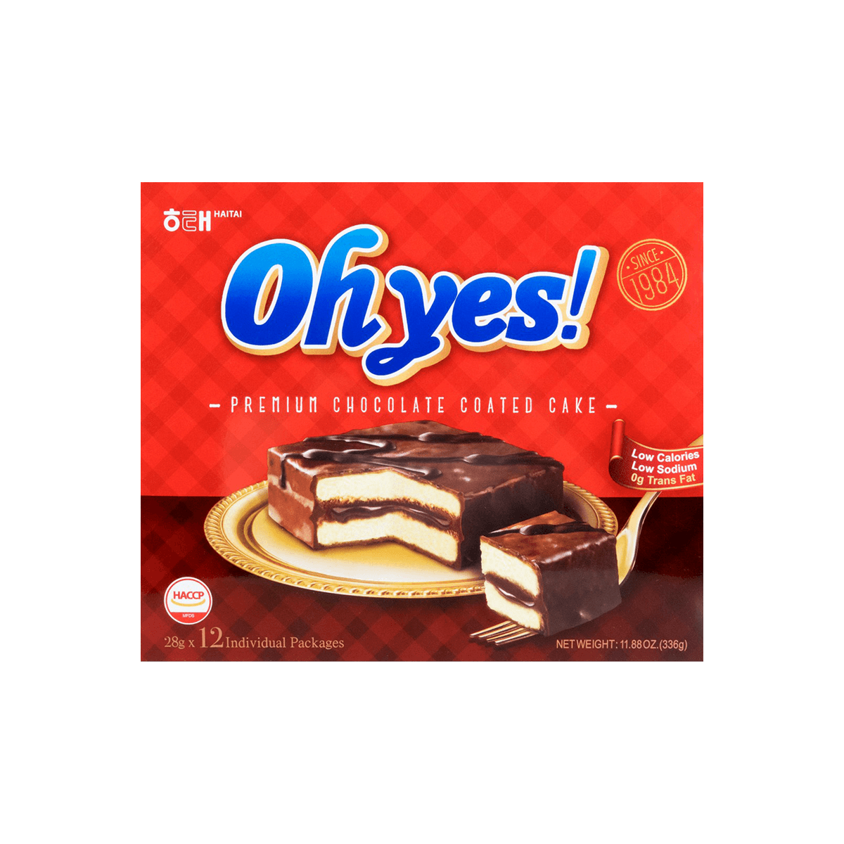 OH! YES Choco Cake 12pieces 12.70 oz