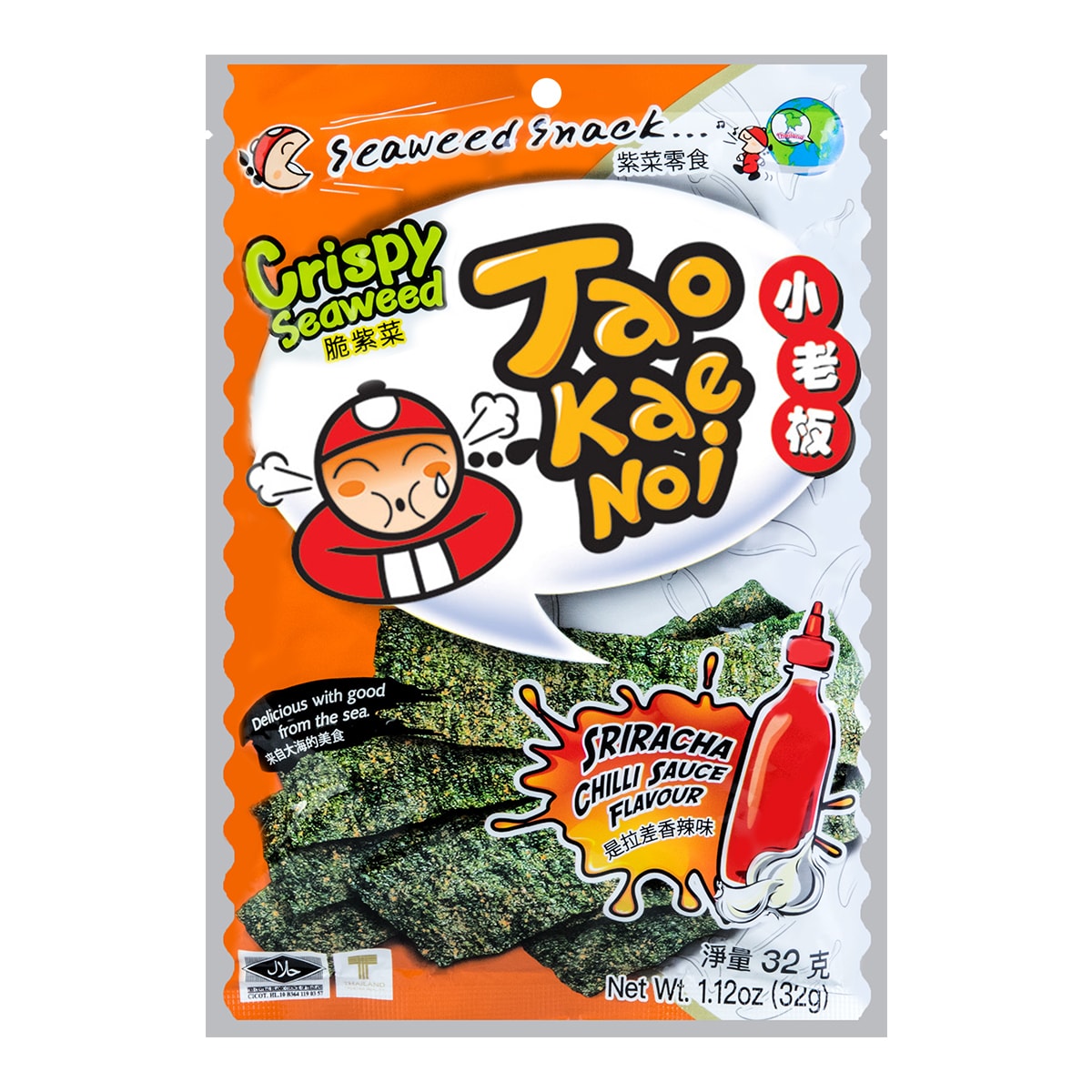 Crispy Seaweed Wasabi Flavor 32g