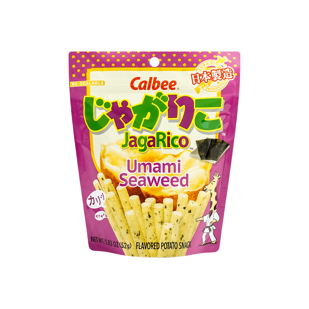 CALBEE JagaRico Potato Sticks Original Flavor, 2.12oz