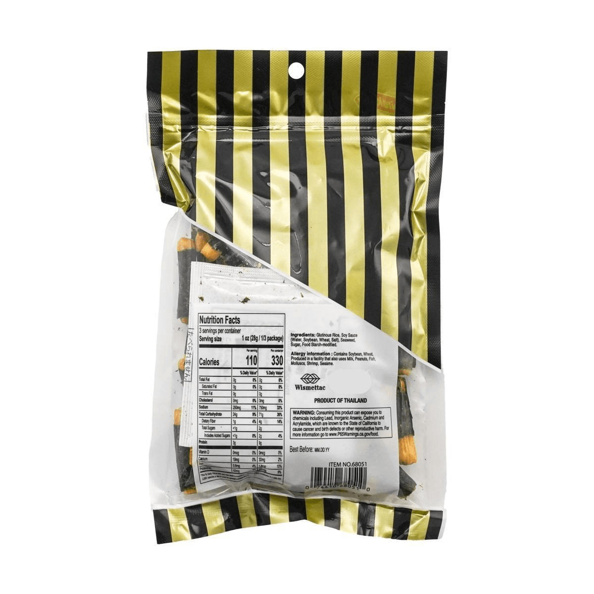 Japanese Traditional Seaweed Rice Cracker 85g