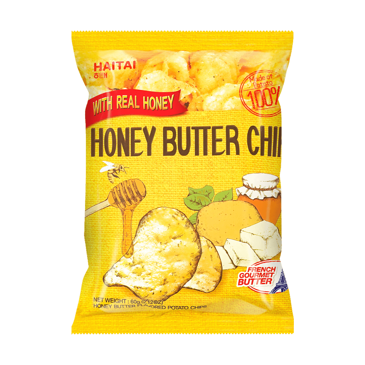 Honey Butter Chip Quatro Cheese Large,3.36 oz