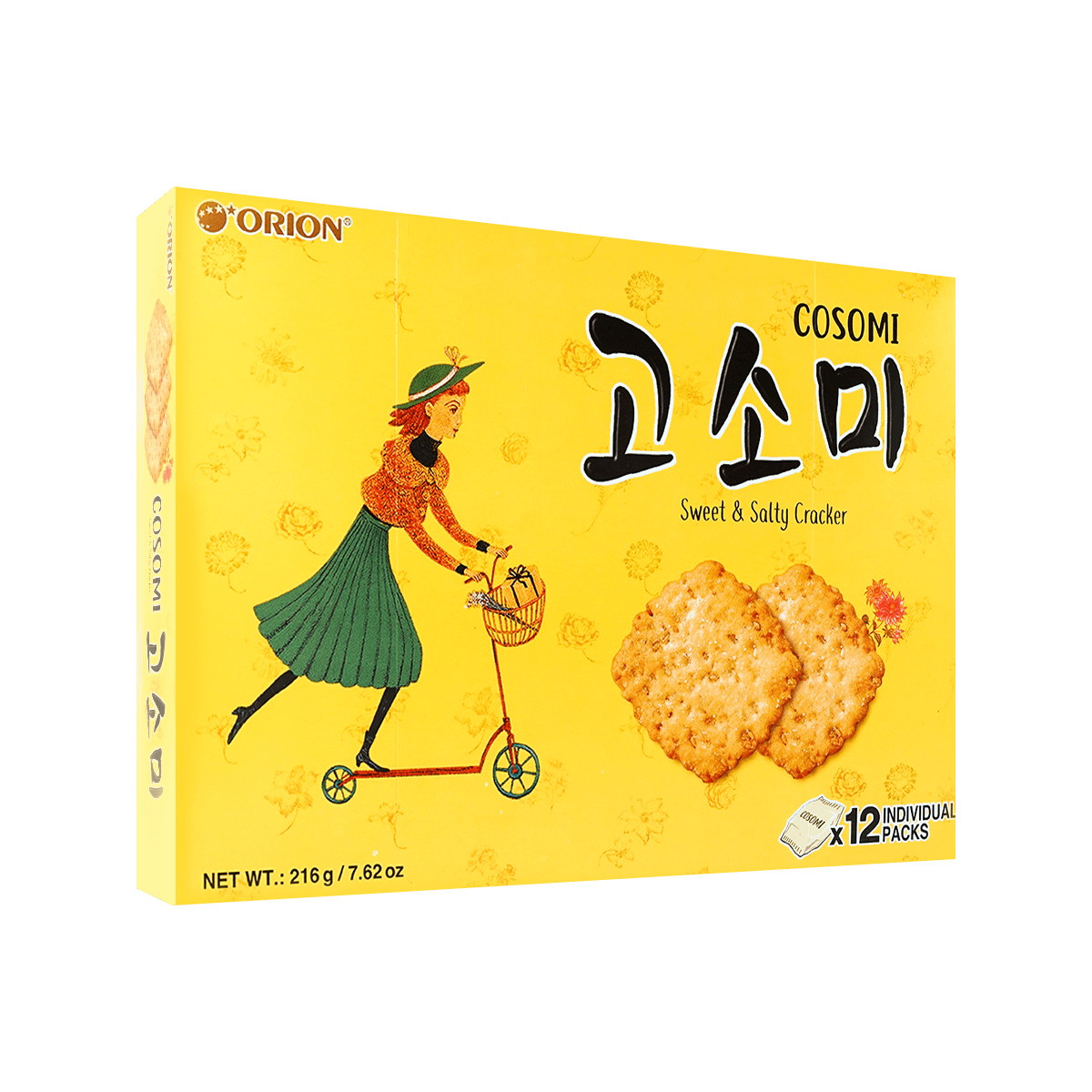 Gosomi Sweet & Salty Sesame Crackers - Korean Dessert, 7.61oz