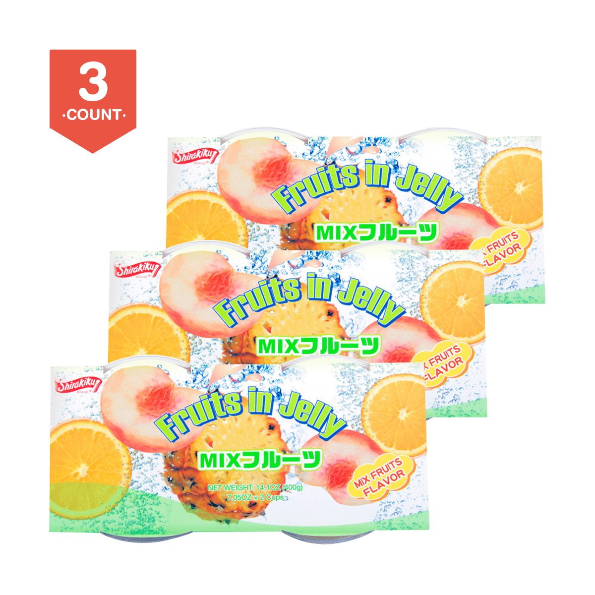 Jelly Cup Orange Flavor 2 Cups 200g