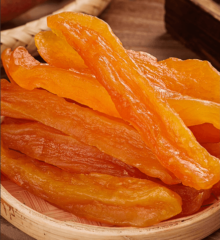 Steaming dried sweet potatoes Dried sweet potato Dried sweet potato with skin sugar-free Craving snack Snack food 250g