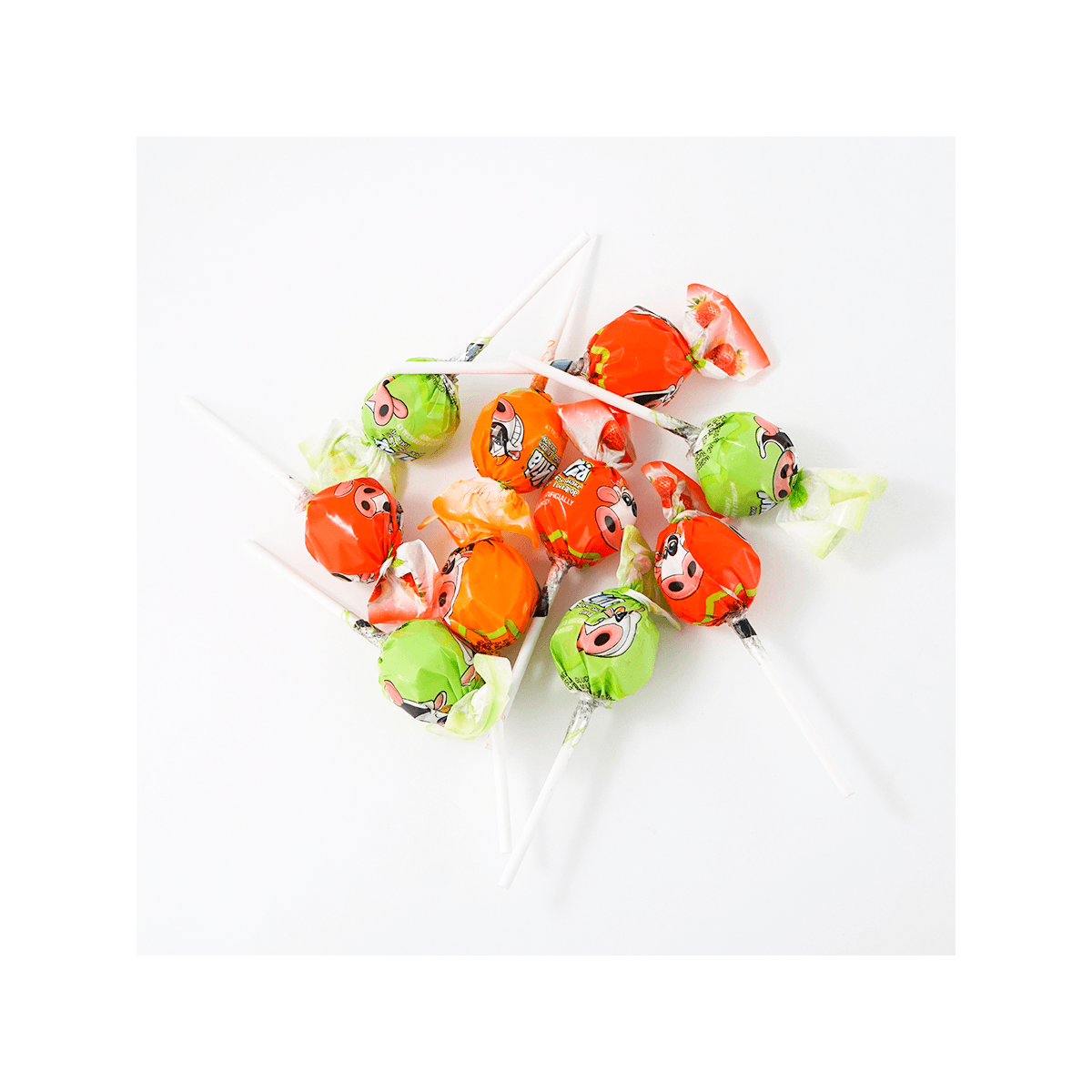 Milky Creamy Lollipop Assorted Fruit Flavor 115g