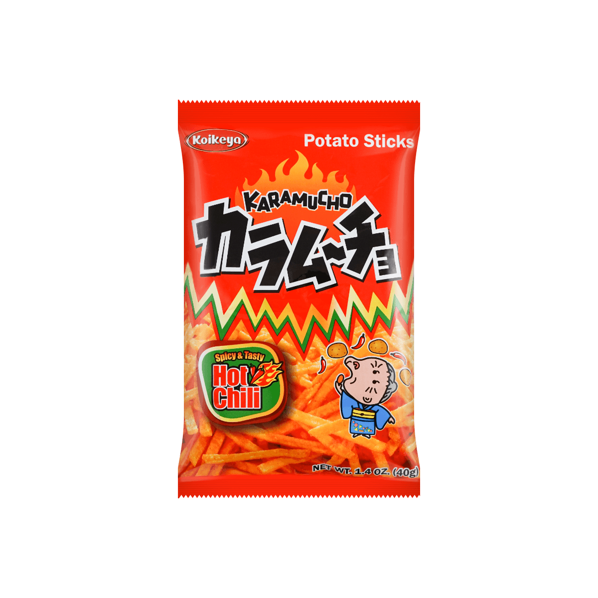 Karamucho Hot Chili Potato Sticks, 1.41oz