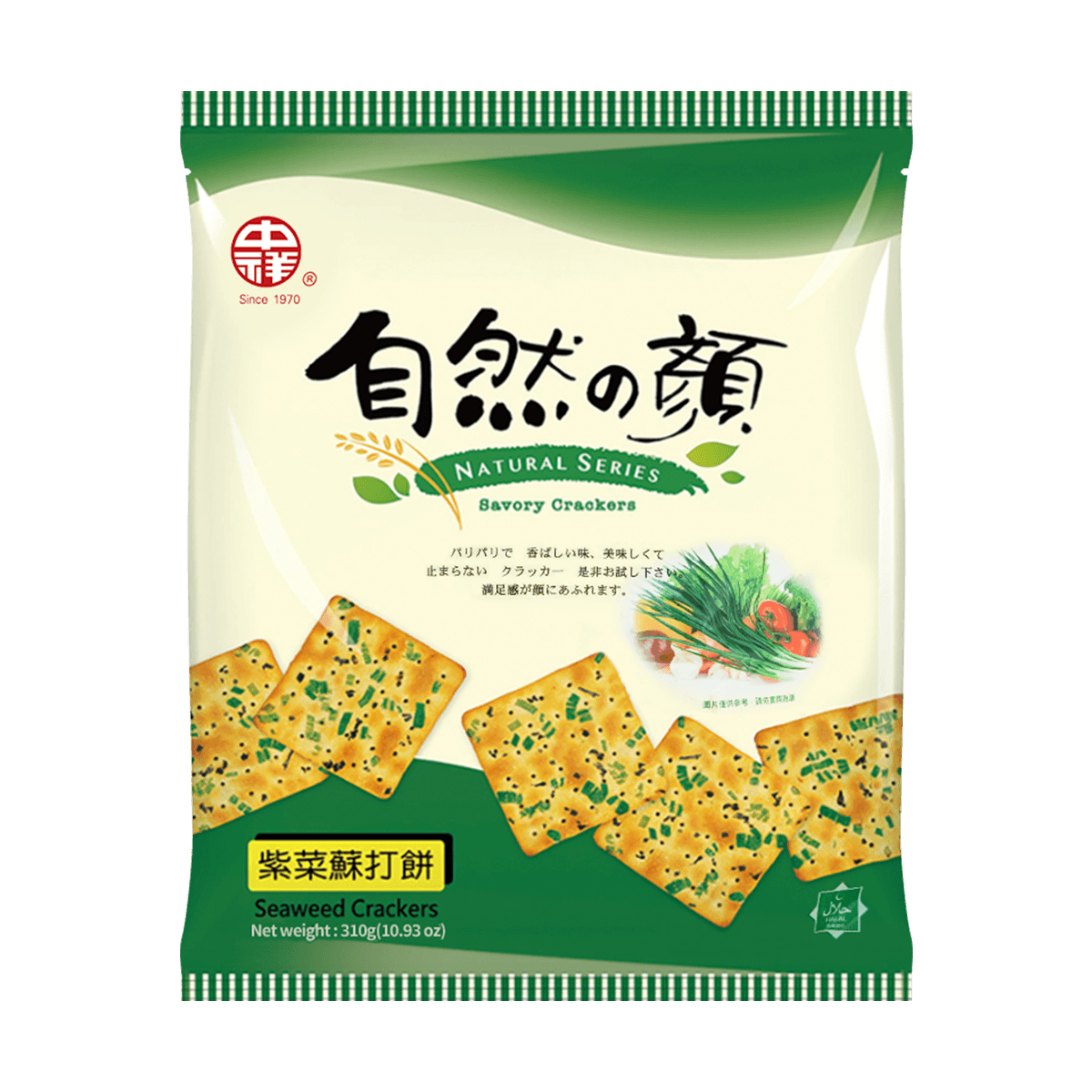 Seaweed Soda Crackers, 10.93oz
