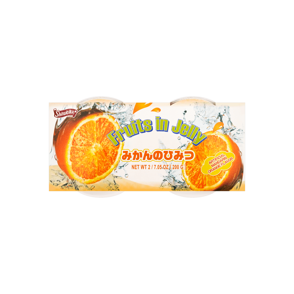 Jelly Cup Orange Flavor 2 Cups 200g