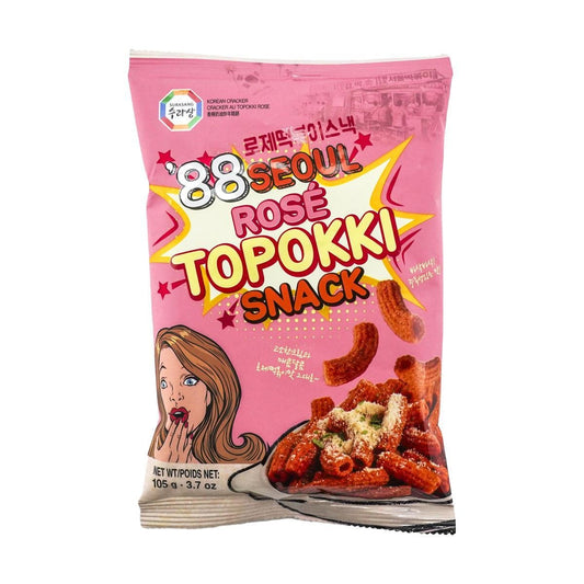 88 Seoul Rose Tteokbokki Snack 3.7 oz