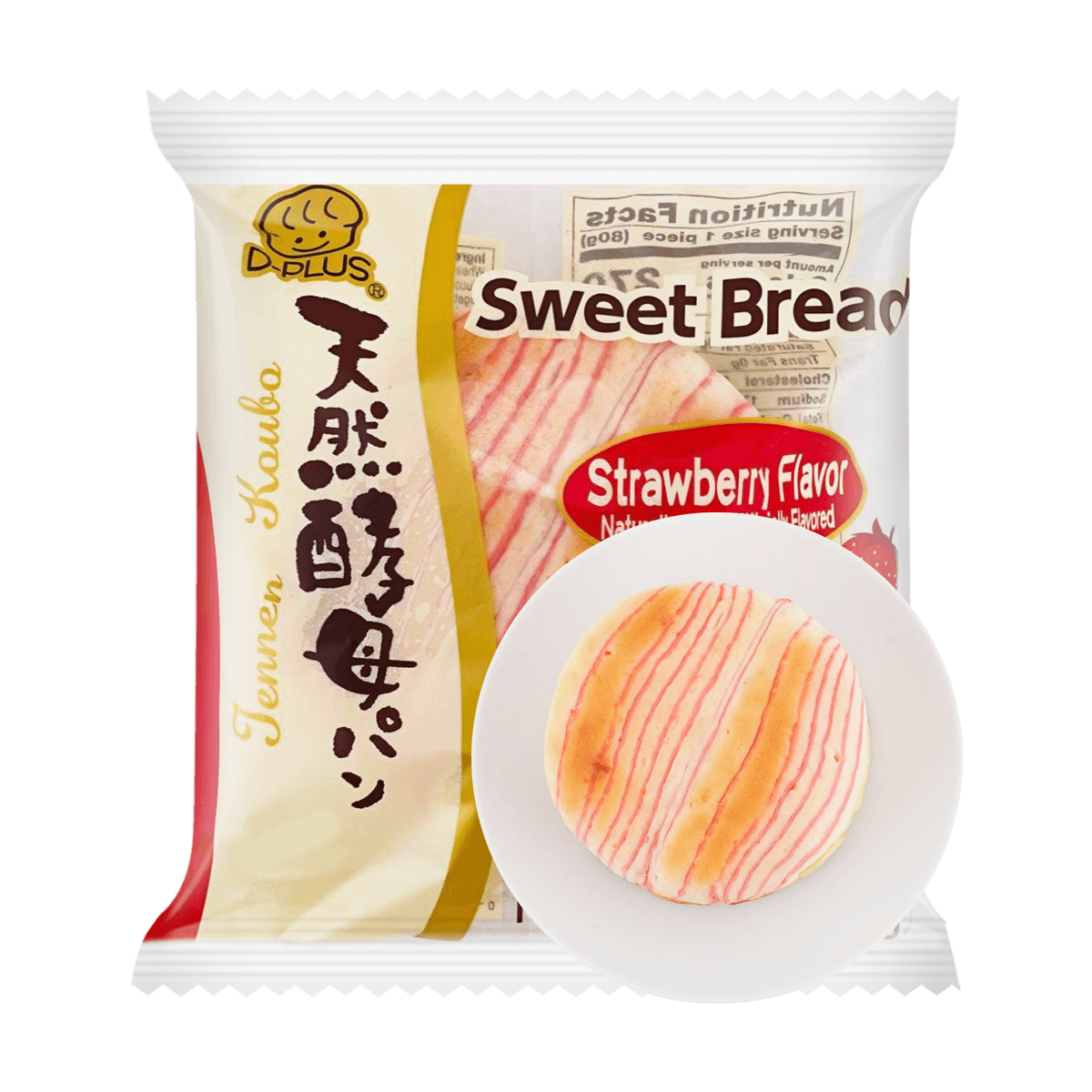 Strawberry Flavored Bread 2.82oz*6 - 6 Packs