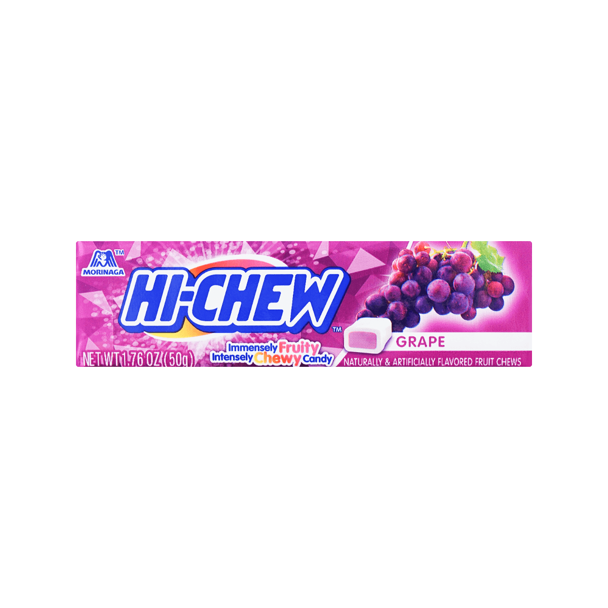 Soft Chewy Fruit  Jelly Gummy Candy Grape 50g