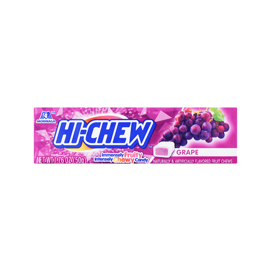 Soft Chewy Fruit  Jelly Gummy Candy Grape 50g