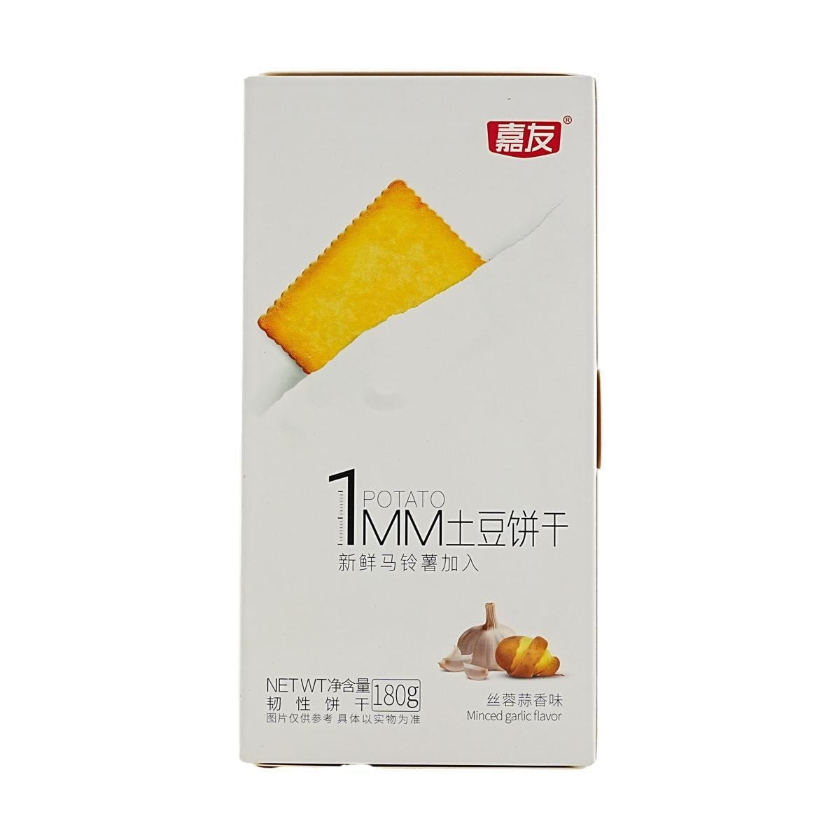 1mm Potato Crackers  Garlic 6.34 oz