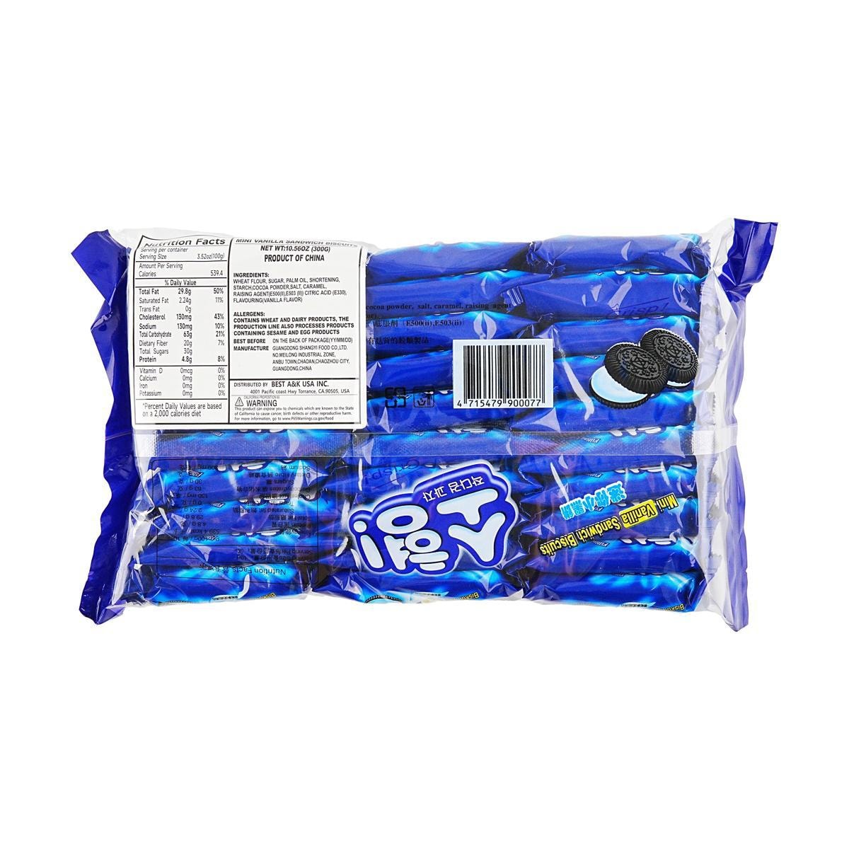 Mini Vanilla Sandwich Biscuits 10.58 oz