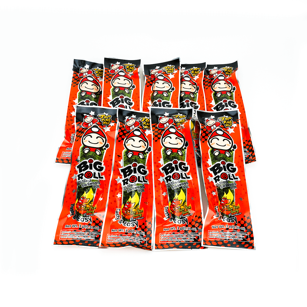 Big Roll Grilled Seaweed Roll Tom Yum Goong Flavor 9pc