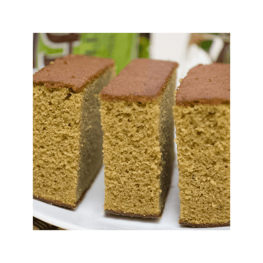 Japanese Matcha Castella - Baked Sponge Cake, 7 Slices, 9.87oz