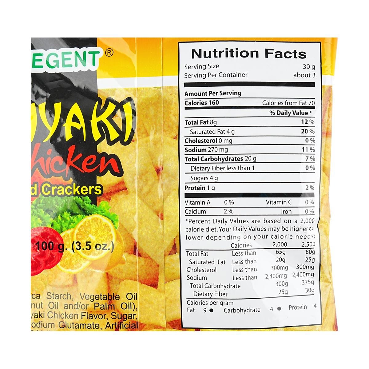 Teriyaki Chicken Flavor Crackers 3.53 oz