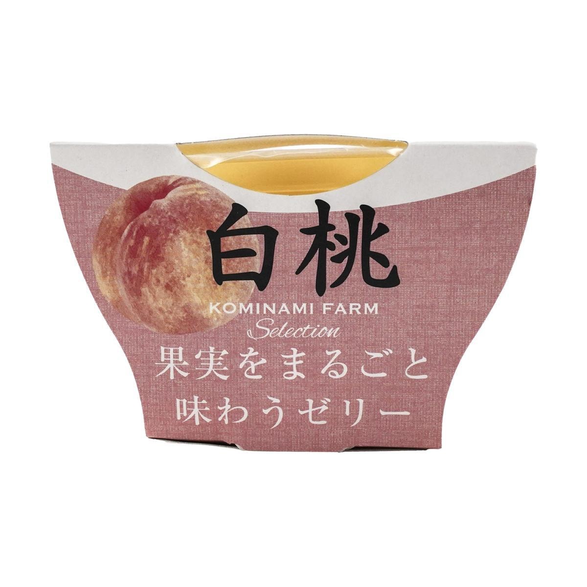 Fruit Marugoto Jelly White Peach, 8.8 oz