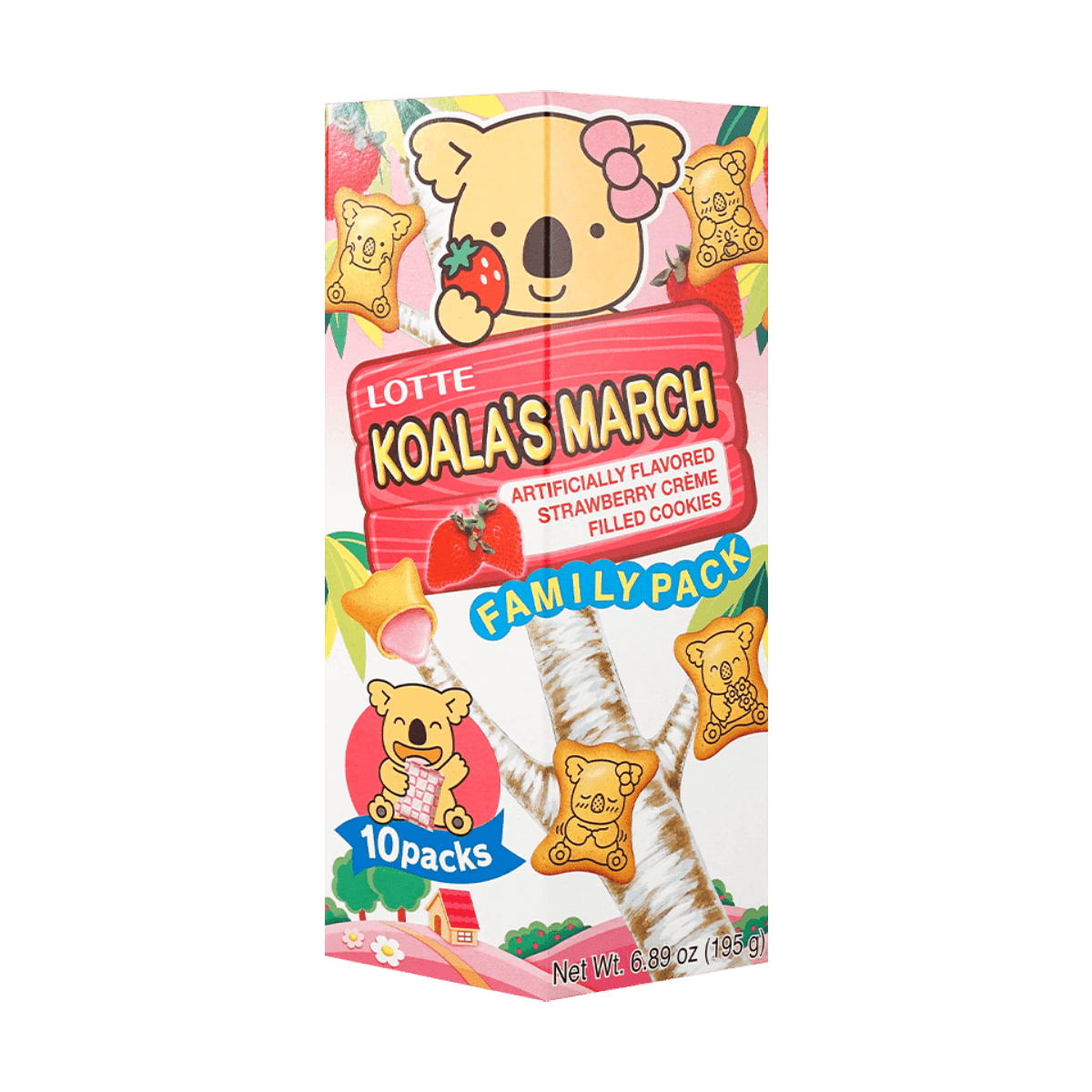 Koala's March Strawberry+Chocolate Cookies 6.89 oz