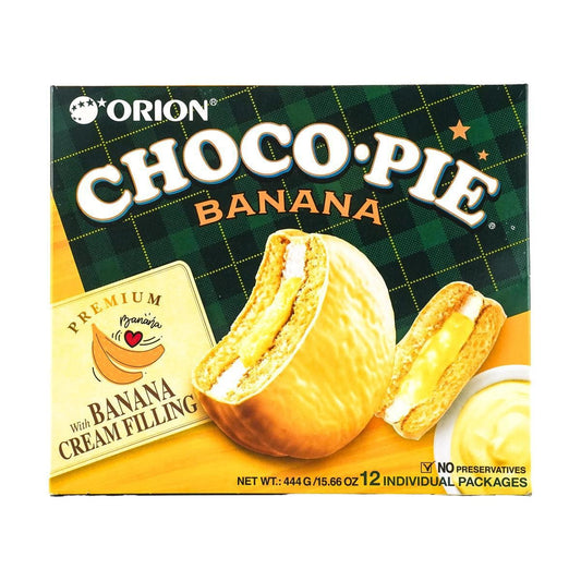 Banana Choco Pie 12pcs   444g