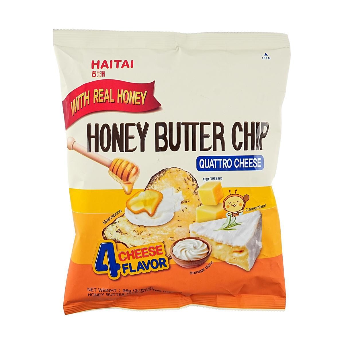 Honey Butter Chip Quatro Cheese Large,3.36 oz