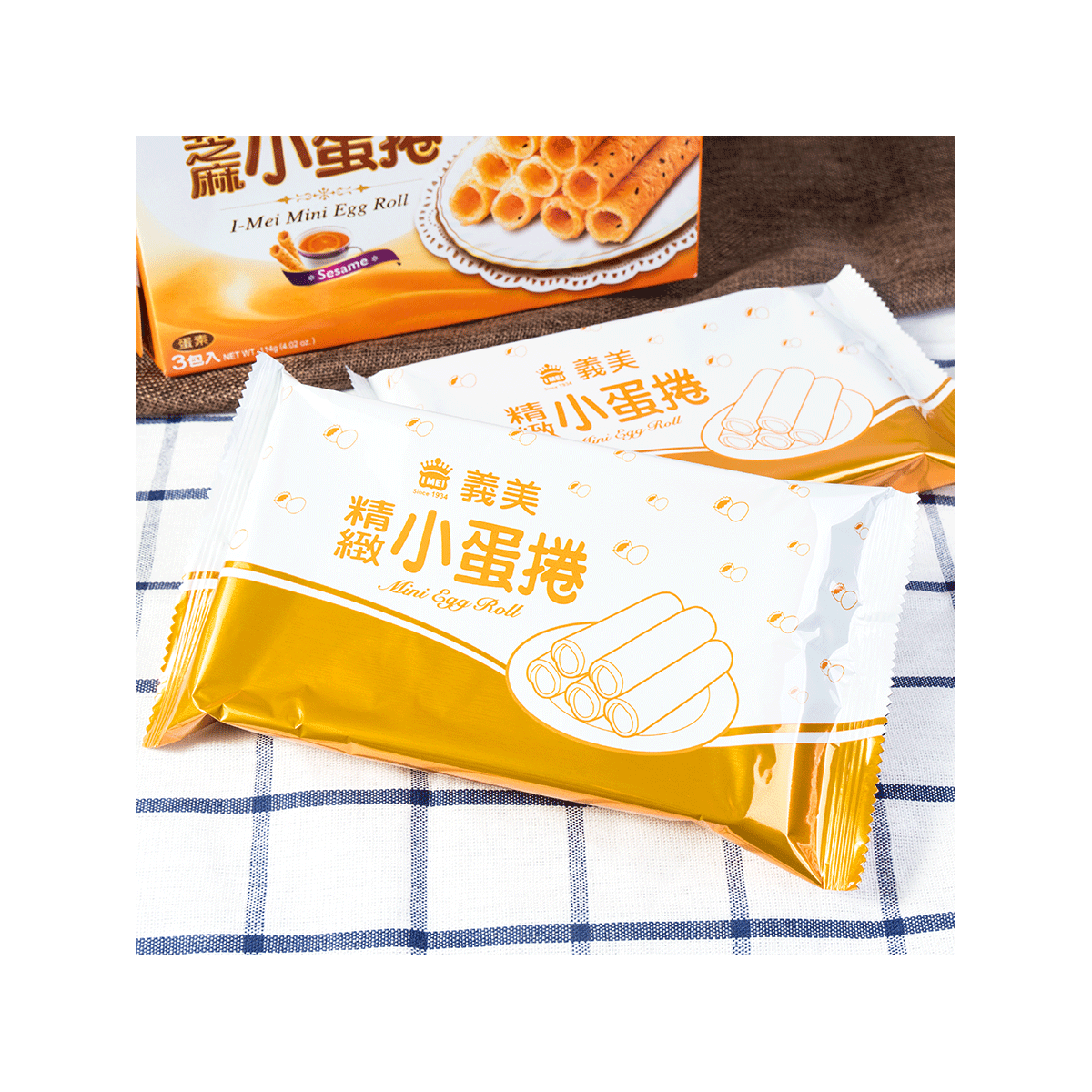 Mini Egg Roll Sesame Flavor 114g
