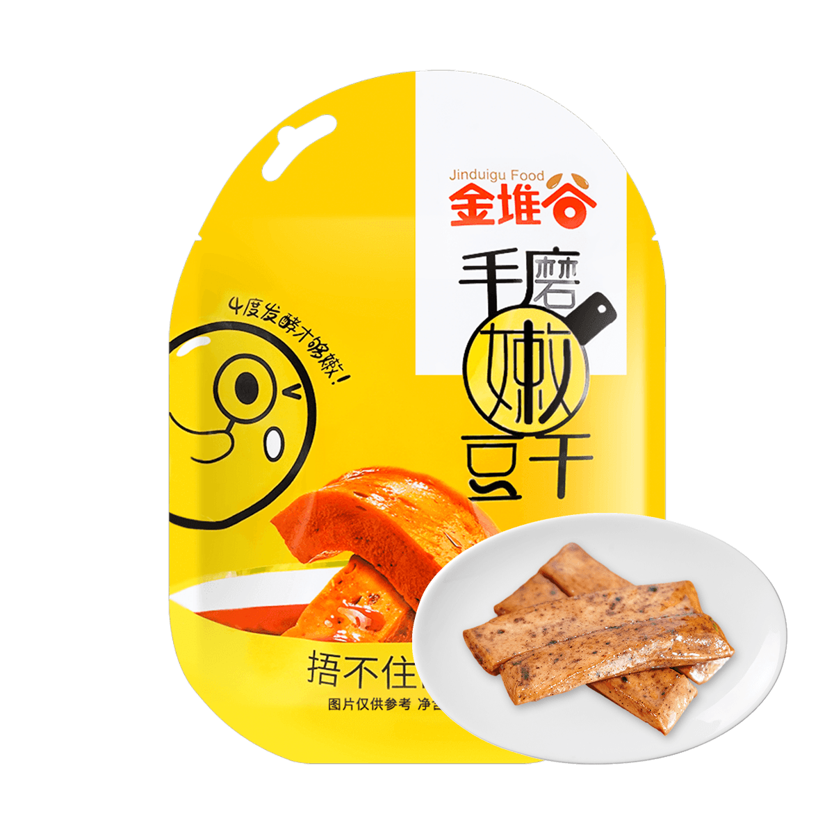 Jinduigu Hand Made Tender Tofu Snack BBQ Flavor 180g