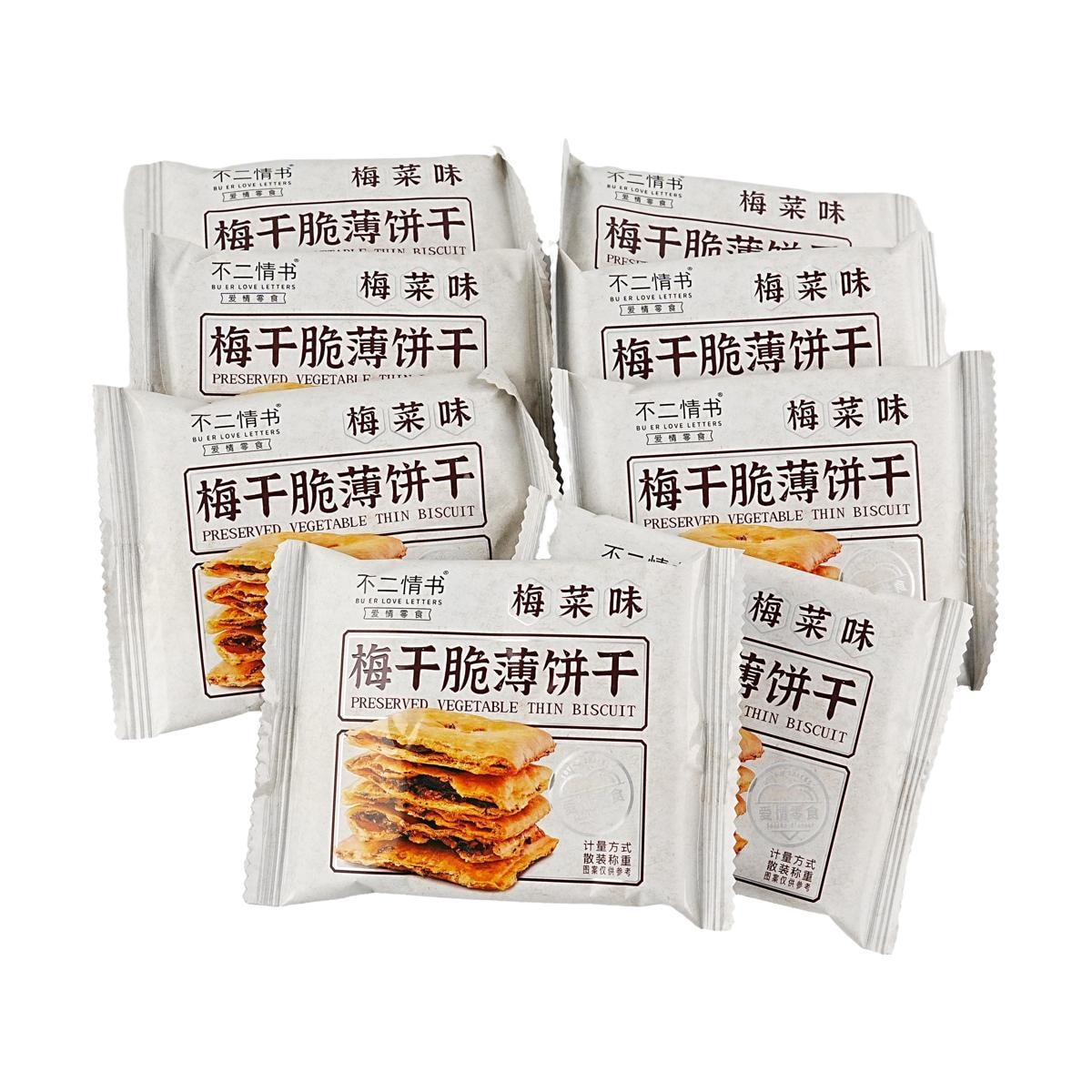 Plum vegetable flavored biscuit