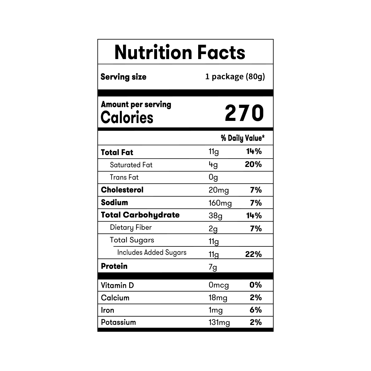 Chocolate Natural Yeast Bread, 2.82oz