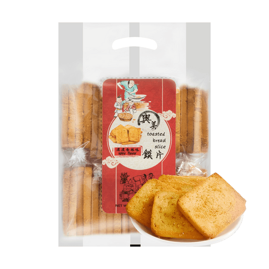 Spiced Toasted Bread Slices - Crunchy Toast Snack, 10.86oz