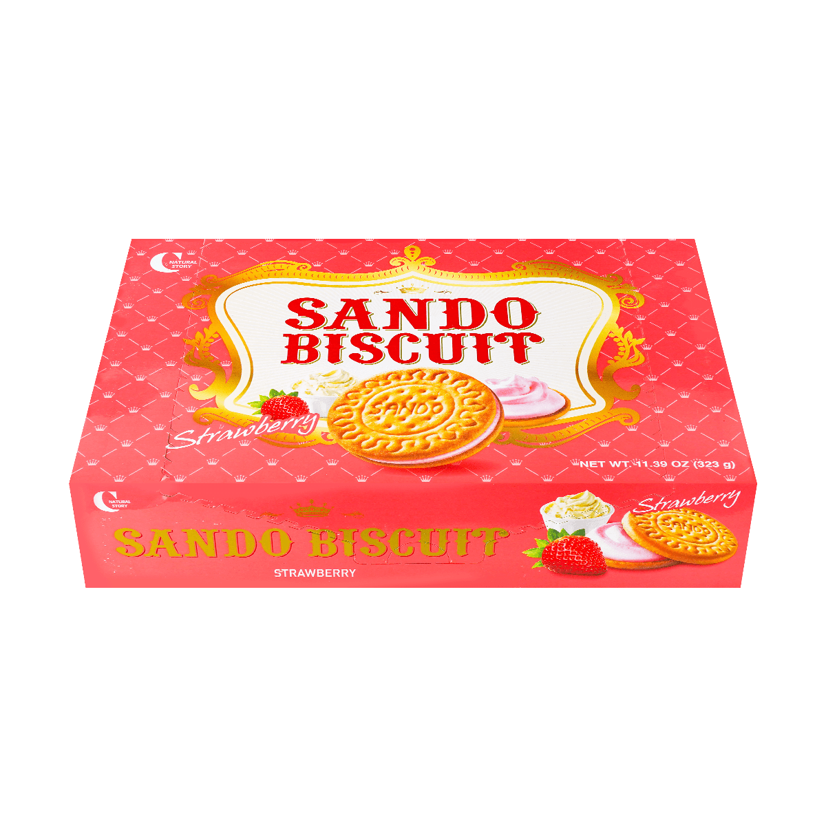 Sando Biscuit Strawberry Flavor Gift Pack 323g