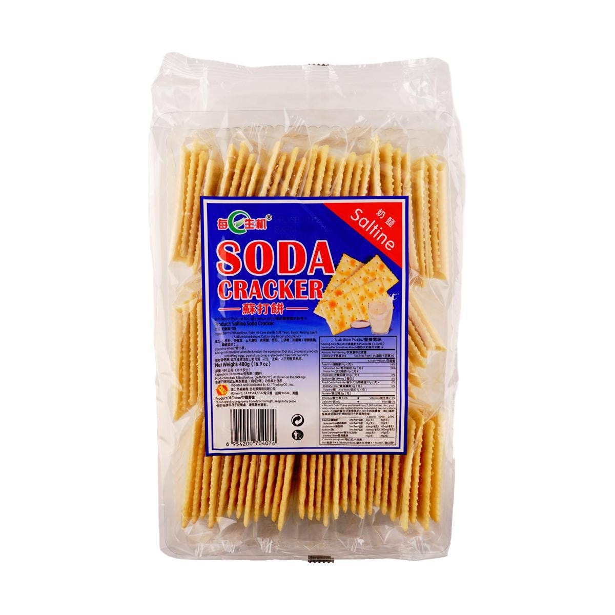 Garlic Soda Crackers,16.9 oz