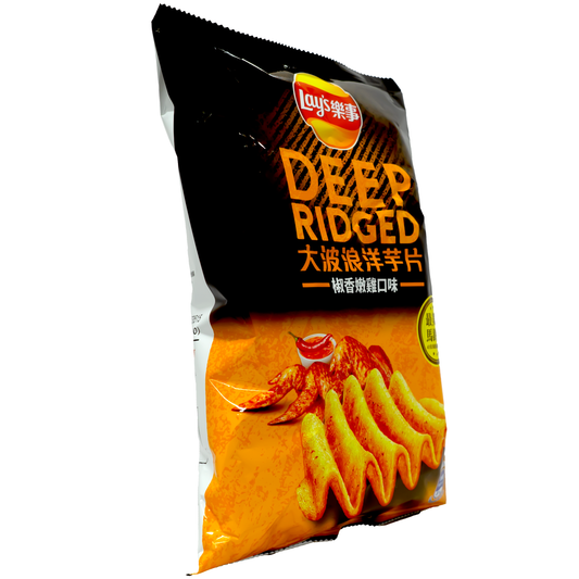 Lay's Potato Chips Deep Ridged Spicy Tender Chicken Flavor 54g