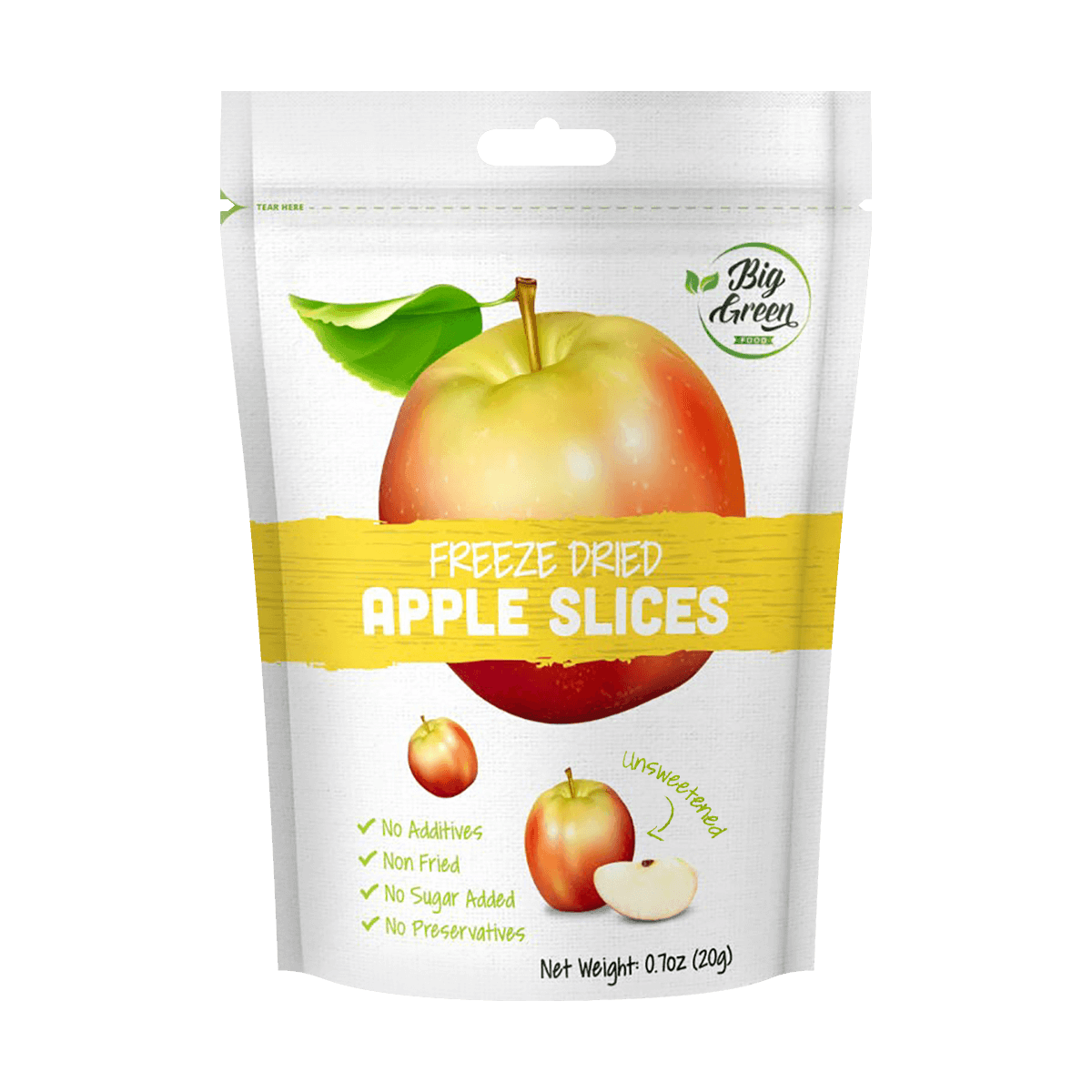 Freeze-Dried Banana Slices - Unsweetened, 0.7oz