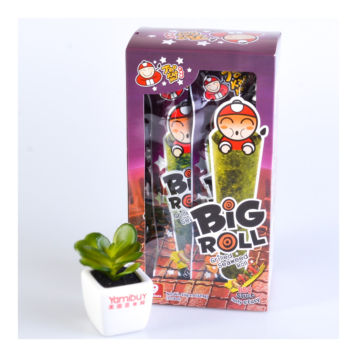 Big Roll Grilled Seaweed Roll BBQ Flavor 9pc