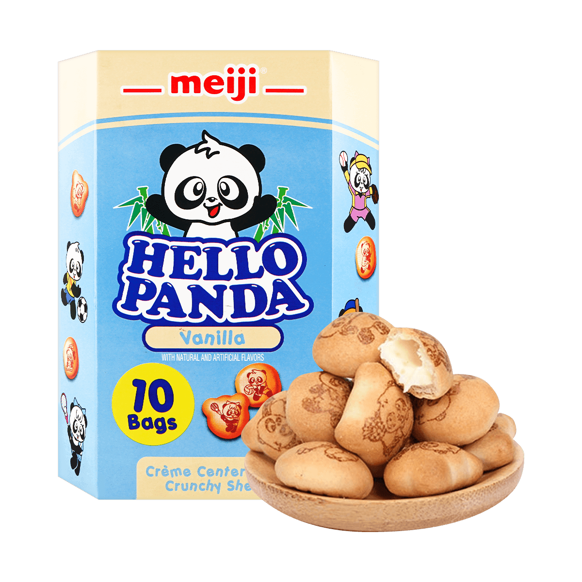 Hello Panda Biscuit with Milk Vanilla Filling 258g